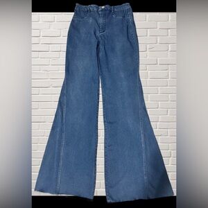 Jealous Tomato Vintage 70s Style Bell Bottom Jeans High Rise 32” Inseam